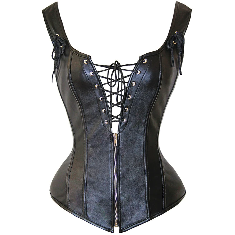 Leather corset